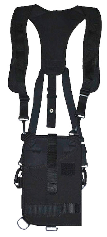 GrovTec US Inc GTHL14902R Trail Pack  Shoulder Black Nylon Harness Fits MedLg DA Revolver Ambidextrous - GTHL14902R