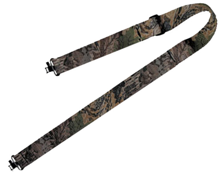 GrovTec US Inc GTSL51 Mountaineer  made of Camo Nylon with 48 OAL 1.25 W Adjustable Design  Swivels for RifleShotgun - GTSL51