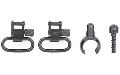 GrovTec US Inc GTSW43 Swivel Set Tube .630.675 1 Black Steel Rifle - GTSW43