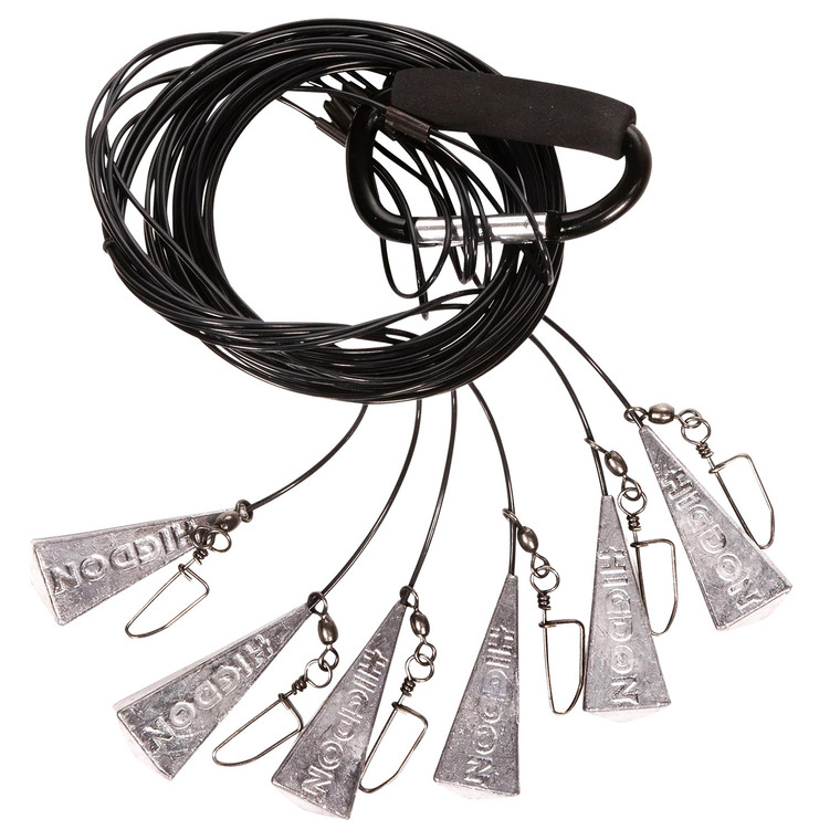 Higdon Outdoors 30323 Battleship Rig  Black 36 Long 12 Pack - 30323
