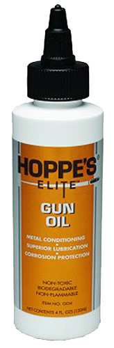 Hoppes GO4 Elite Gun Oil Lubricates And Prevents Corrosion 4 oz. Squeeze Bottle - GO4