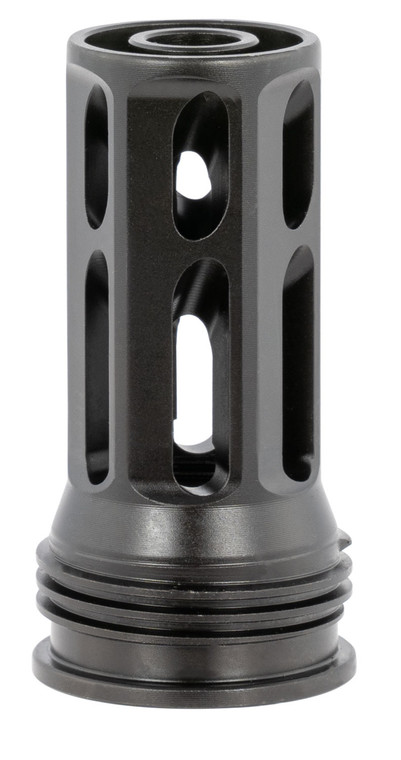 Huxwrx 1799 QD 762 Flash Hider Black with 5824 tpi Threads 2.30 OAL  1.20 Diameter for 30 Cal ARPlatform - 1799