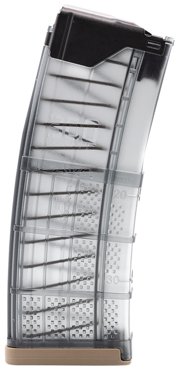 Lancer 428001 L5AWM  Smoke Detachable 30rd 300 Blackout for AR15 - 428001