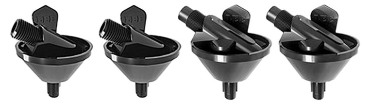 Lee Precision 90453 Quick Change Drum Set Black Nylon Works With ClassicAuto Drum Powder Measure - 90453