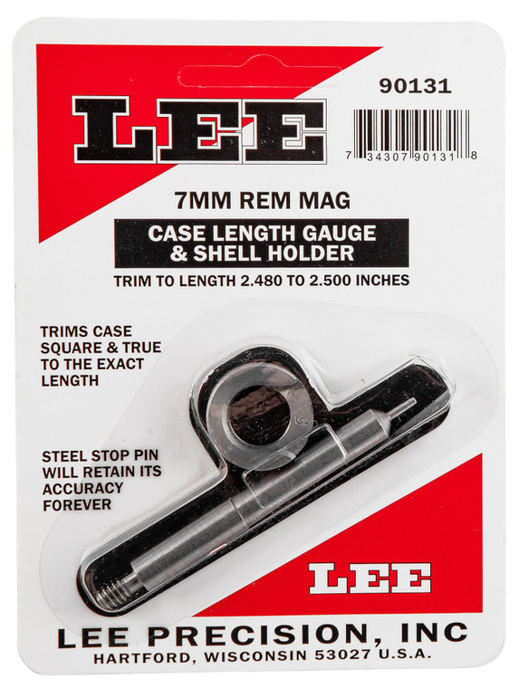 Lee Precision 90131 Case Length Gauge  7mm Rem Mag Steel - 90131