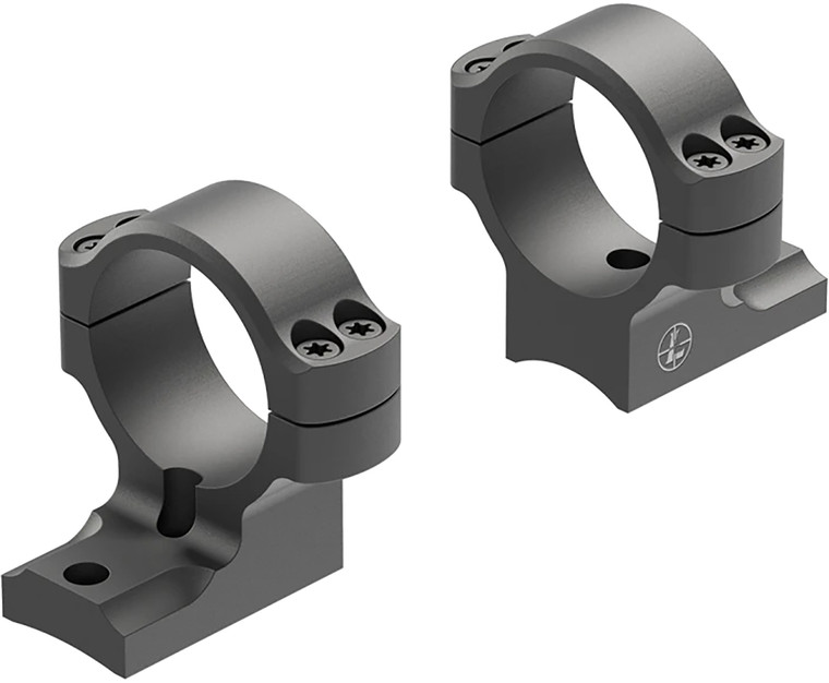 Leupold 171124 BackCountry Ring Mount Matte Black Weatherby Mark V - 171124