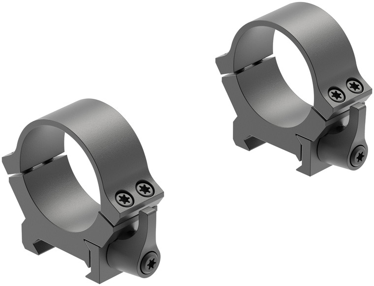 Leupold 174074 QRW2 CrossSlot Scope Ring Set Matte Black Steel 30mm Tube Low Quick Release PicatinnyWeaver - 174074