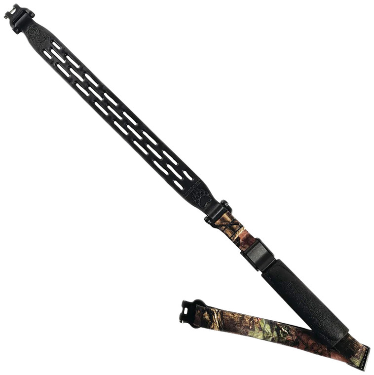 Limbsaver 12295 KodiakAir Sling made of Black NAVCOM Rubber  Mossy Oak BreakUp Nylon with 1 W  Adjustable Design for Rifles - 12295