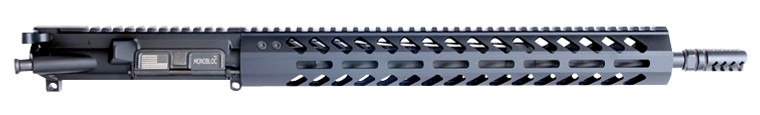 HM Defense 16MBUP556 MonoBloc Upper  223 Rem 5.56x45mm NATO 16 Black Cerakote Barrel 7075T6 Aluminum Black Anodized Receiver 15 MLOK FreeFloat Handguard for AR15 - 16MBUP556 HM Defense 16MBUP556 MonoBloc Upper  223 Rem 5.56x45mm NATO 16 Black Cerakote Barrel 7075T6 Aluminum Black Anodized Receiver 15 MLOK FreeFloat Handguard for AR15 - 16MBUP556