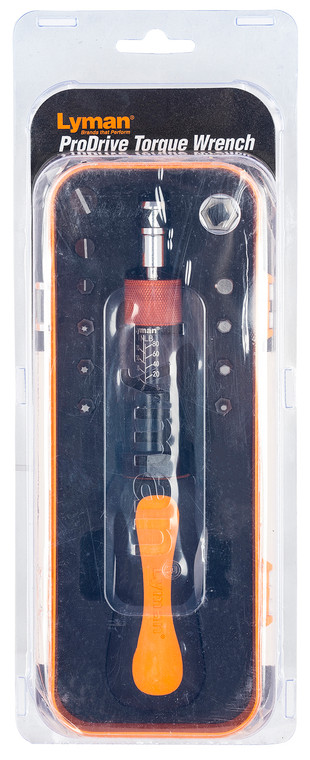 Lyman 7031300  Torque Wrench BlackOrange Steel Rubber Handle - 7031300
