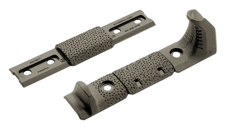 Magpul MAG608ODG Hand Stop Kit MLOK ARPlatform Compatible w MLOK OD Green Polymer - MAG608ODG