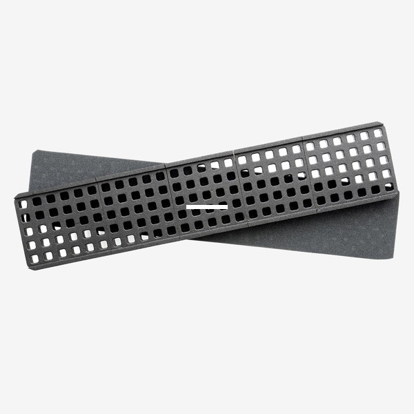 Magpul MAG1457BLK DAKA Grid Organizer Black Polypropylene - MAG1457BLK