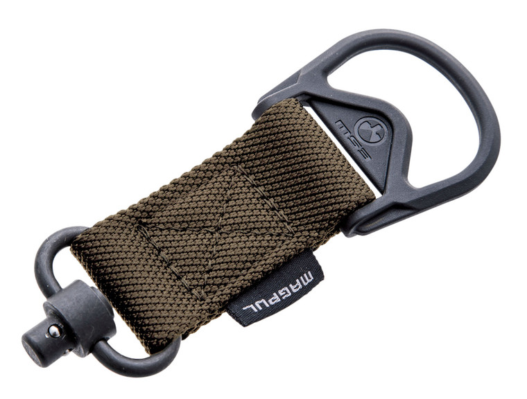 Magpul MAG517COY MS1MS3 QD Sling Adapter made of Steel with Maganese Phosphate Coyote Finish Polymer Hardware Nylon 1.25 Webbing  Two to OnePoint Design for AR15 M4 M16 AKPlatform  AKM - MAG517COY