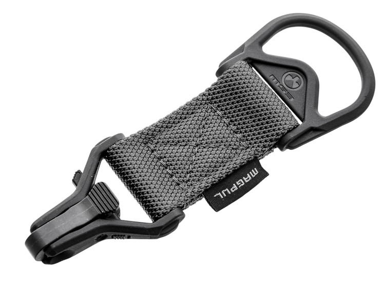 Magpul MAG516GRY MS1MS3 Sling Adapter made of Steel with Stealth Gray Melonite Finish Polymer Hardware Nylon 1.25 Webbing  Two to OnePoint Design for AR15 M4  M16 - MAG516GRY