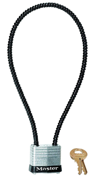 Master Lock 107DSPT Cable Lock Keyed Different - 107DSPT Master Lock 107DSPT Cable Lock Keyed Different - 107DSPT