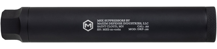 Maxim Defense MXM48351 DRF  22 Cal Rimfire 5.90 Black TitaniumAluminum 1228 tpi Direct Thread Mount - MXM48351