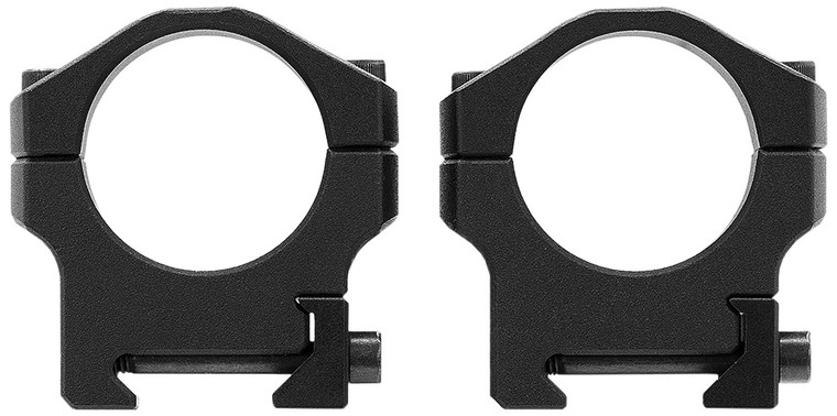 Mdt Sporting Goods Inc 103549BLK Scope Rings Scope Ring Set Black Anodized Aluminum 34mm Tube High Picatinny - 103549BLK