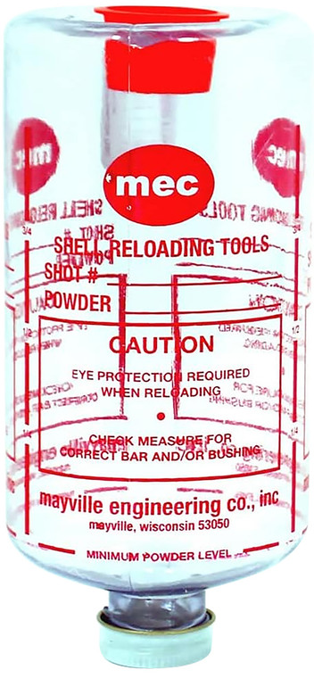 MEC Outdoors 301L13X Replacement Bottle Size Small Clear Hard Plastic - 301L13X