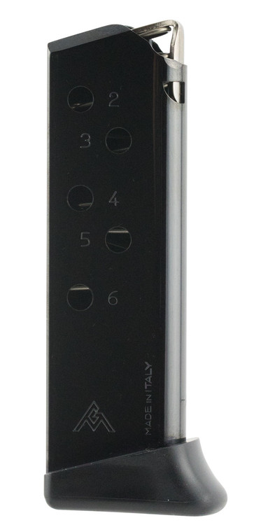 MecGar MGWPPKFRB Standard  Blued Detachable w Finger Rest 6rd 380 ACP for Walther PPK - MGWPPKFRB