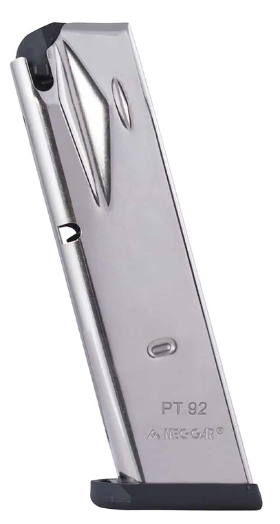 MecGar PT9215N Taurus PT9299  15rd 9mm Compatible w Taurus PT9299 Nickel - PT9215N