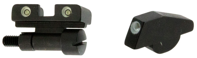 Meprolight USA 227713101 TruDot Adjustable Sights  Green Tritium White Outline Front SightGreen Tritium White Outline Rear Sight Smith  Wesson KLN Frames - 227713101