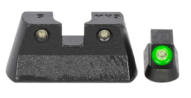 Meprolight USA 477773111 HyperBright  Green Tritium Green Outline Front SightGreen Tritium Black Outline Rear Sight CZ 75828385 - 477773111