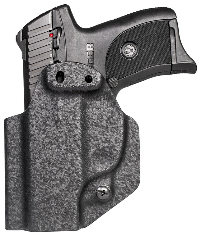 Mission First Tactical HRULC9AIWBABL Appendix Holster IWBOWB Black Polymer Belt Clip Fits Ruger EC9EC9sLC9LC9s Ambidextrous - HRULC9AIWBABL