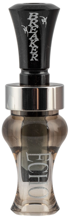 Echo Calls 78908 Breaker  Single Reed Mallard Hen Sounds Attracts Ducks Smoke Acrylic - 78908