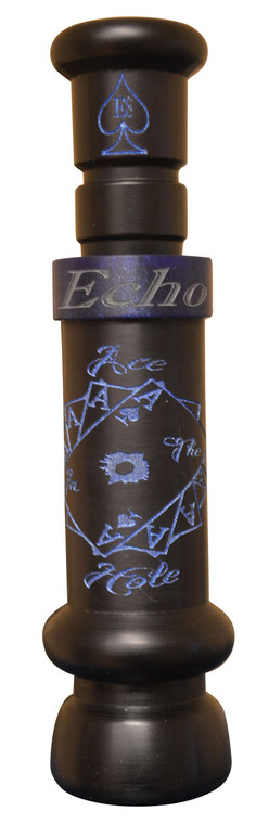 Echo Calls 90022 Ace in The Hole  Single Reed Attracts Ducks Mallard Sounds Matte Black Acrylic - 90022