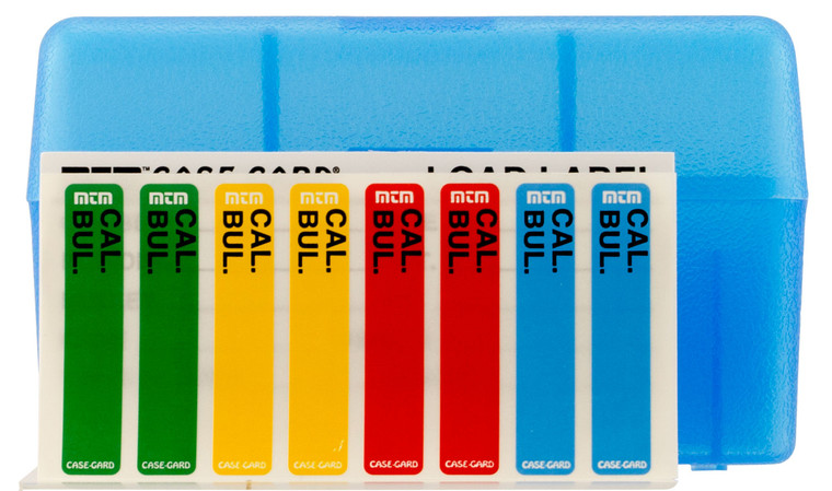 MTM CaseGard RS5024 CaseGard R50 MultiCaliber Clear Blue Polypropylene 50rd - RS5024