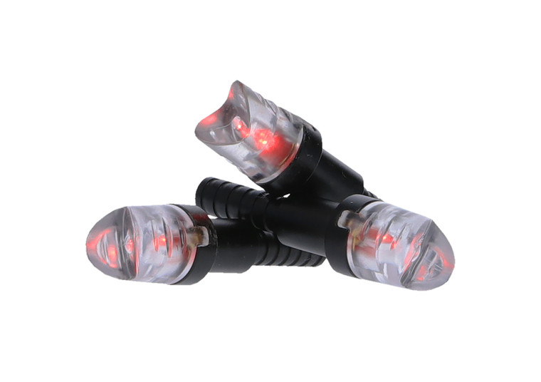 NAP NAPILLNRD Thunderglo Illuminated Nock Red Polycarbonate Aluminum Shaft 6 Pack - NAPILLNRD