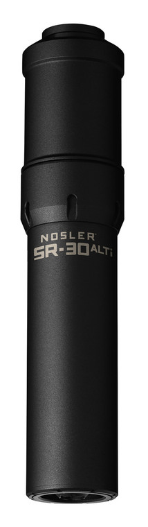 Nosler 90620 SR30ALTI  30 Cal 1.74 Black Finish Made of Aluminum Titanium with 58 24 tpi Thread Pattern - 90620
