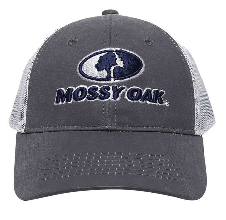 Outdoor Cap MOFS46B Mossy Oak  CharcoalWhite Adjustable Snapback OSFA Heavy Structured - MOFS46B