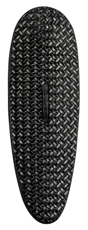 Pachmayr 01317 D750B Decelerator Field Style Recoil Pad Medium Black Basketweave Rubber 1 Thick - 1317