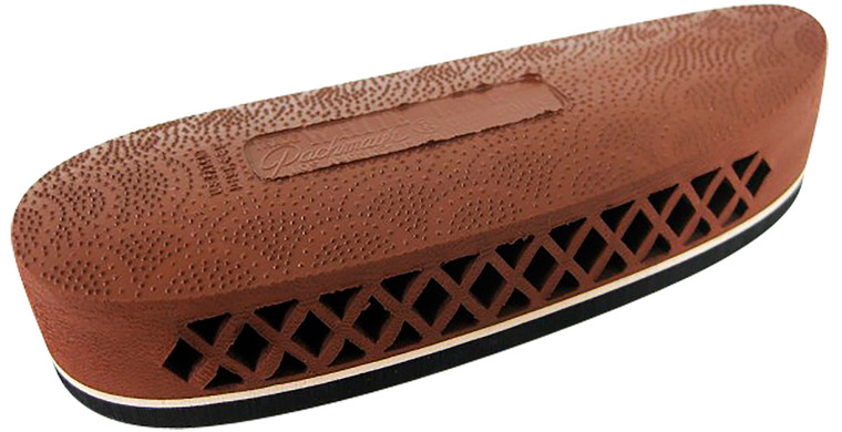 Pachmayr 00007 F325 Deluxe Field Recoil Pad Medium Brown with White Line Rubber for Shotgun - 7