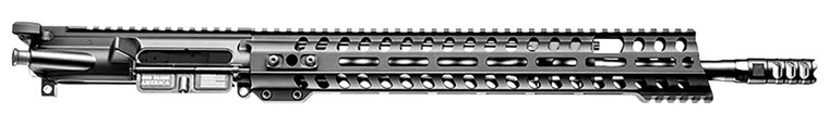 Patriot Ordnance Factory  Renegade  Complete Upper 5.56x45mm NATO 10.50 Black Nitride Barrel Aluminum Black Anodized Receiver 9 MLOK Handguard Adjustable Block - 912