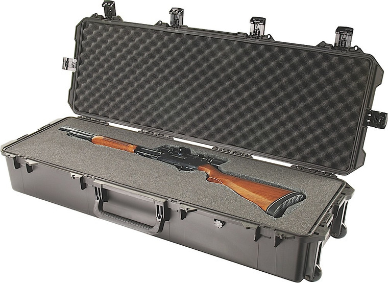 Pelican IM3220X0001 Storm Long Case 44 Black HPX Resin 2 gun wWheels - IM3220X0001