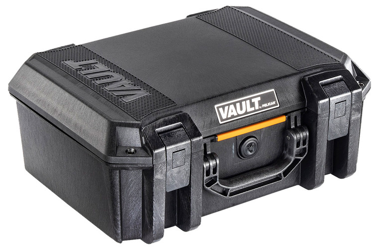 Pelican VCV300 Vault Case Large Black Polymer Holds 2 Handguns - VCV300