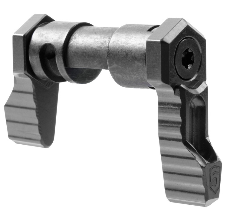 Phase 5 Weapon Systems SAFE90BLK Safety Selector 90 Degree ARPlatform Black Anodized Aluminum Ambidextrous - SAFE90BLK