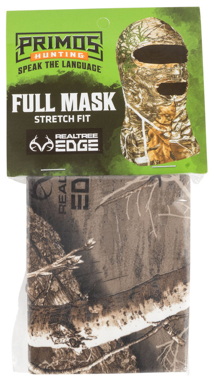 Primos PS6669 Stretch Fit  Realtree Edge Neoprene Full Face Mask OSFA - PS6669