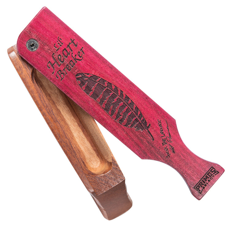 Primos 230 Lil Heartbreaker  Box Call NaturalPurple Mahogany - 230
