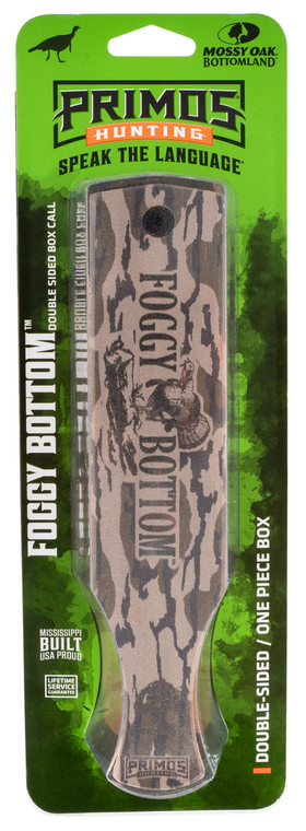 Primos PS2960 Foggy Bottom  Box Call Turkey Hen Sounds Attracts Turkeys Mossy Oak Original BottomLand Wood - PS2960