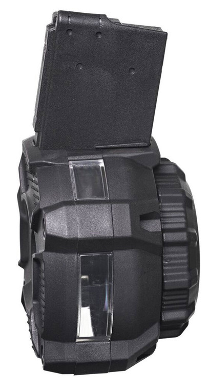 ProMag DRMA24 Standard  65rd Drum w Capacity Window 223 Rem5.56x45mm Fits AR15 Black DuPont Zytel Polymer - DRMA24