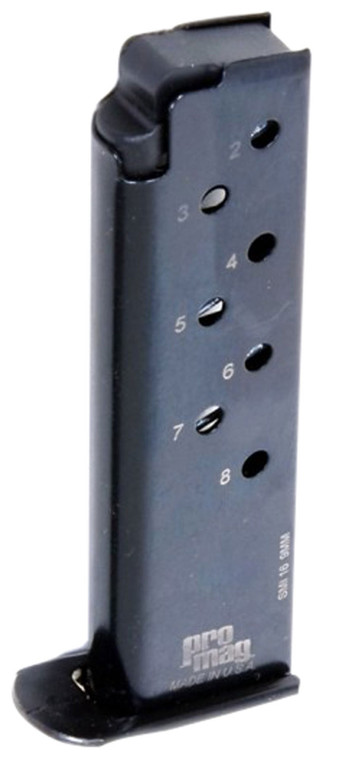 ProMag SMI16 Standard  8rd Single Stack 9mm Luger Fits SW M39 Blued Steel - SMI16