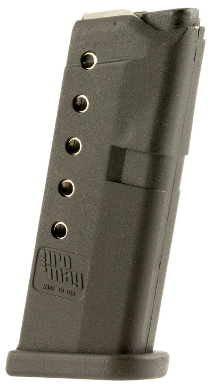 ProMag GLK10 Standard  6rd 380 ACP Compatible w Glock 42 Black DuPont Zytel Polymer - GLK10
