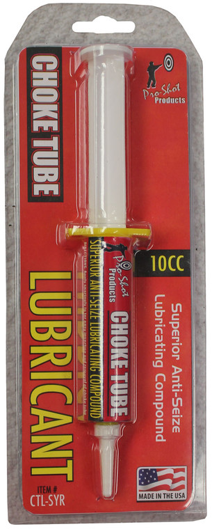 ProShot CTLSYR Choke Tube  Suppressor Thread Lube AntiWear 10 cc Syringe - CTLSYR