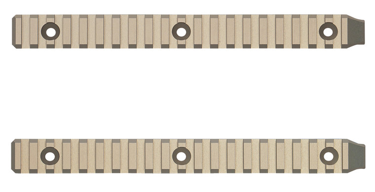 Q LLC TOPRAIL8.5IN6 The Fix Top Rail  Clear Coat Anodized Short Action 20.6 MOA - TOPRAIL8.5IN6