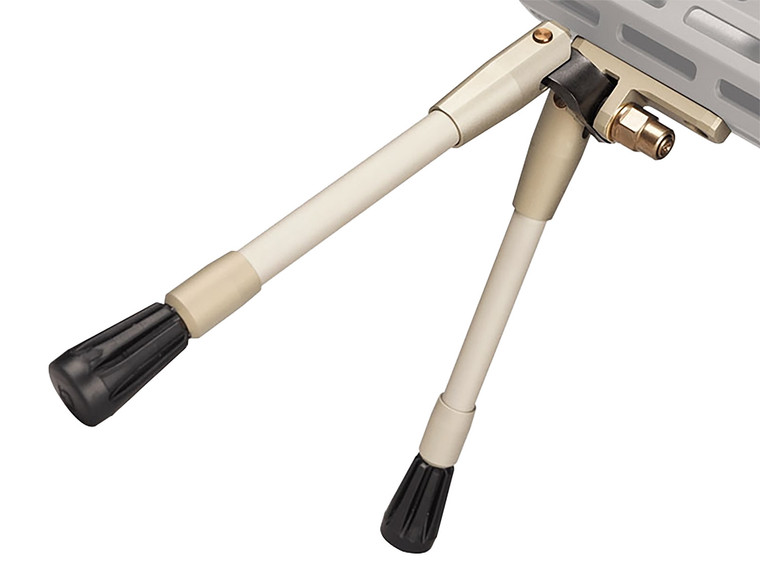 Q LLC  Kickstand  Bipod 7.06 9.50 Vertical Adj. Stainless Steel 15 Degree Tilt Fits MLOK Mount - ACCKICKSTANDBIPODMLOK