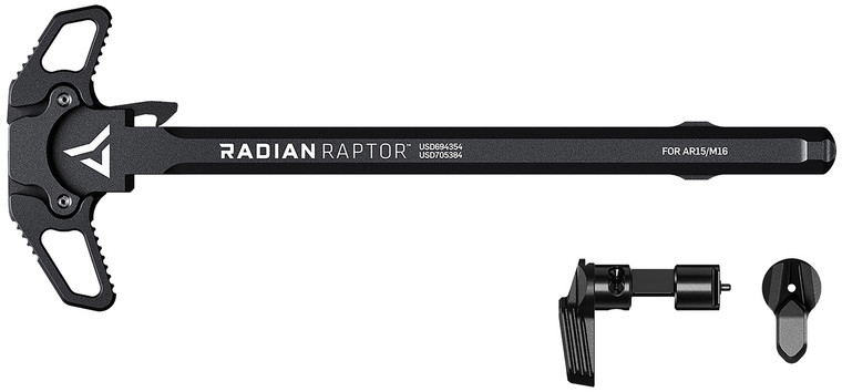 Radian Weapons R0275 Raptor  Charging Handle  4590 Talon Safety Black Ambi Controls Fits MilSpec AR15M16 Platform - R0275