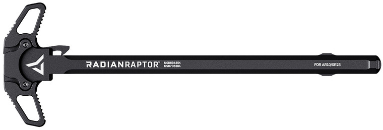 Radian Weapons R0007 Raptor  Ambi Charging Handle Black Fits MilSpec AR10SR25 Platform - R0007